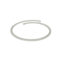 Diamond Baguette Chain with Two Rows of Round Diamonds