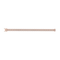 Diamond Baguettte Bracelet Square Links