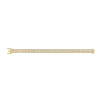 Diamond Baguettte Bracelet Square Links