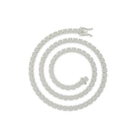 Diamond Flower Set Tennis Chain
