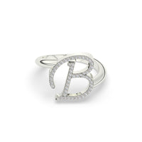 Diamond Initial Ring