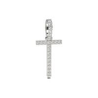 Single Row Diamond Initial Pendant