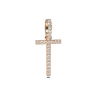 Single Row Diamond Initial Pendant