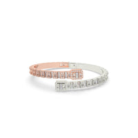 Baguette Diamond Bangle Bracelet