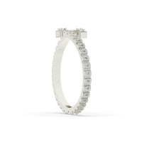 Baguette Diamond Bangle Bracelet