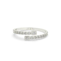 Baguette Diamond Bangle Bracelet