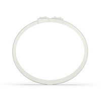 Baguette Invisible Set Diamond Bangle