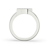 Diamond Initial Ring