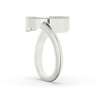 Diamond Initial Ring