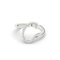 Diamond Initial Ring