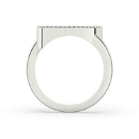 Diamond Initial Ring