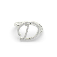 Diamond Initial Ring