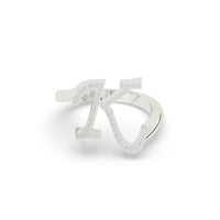 Diamond Initial Ring