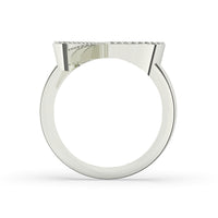 Diamond Initial Ring