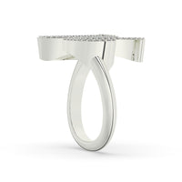 Diamond Initial Ring