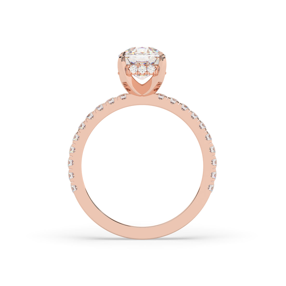 Diamond Round Solitaire Engagement Ring