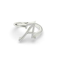 Diamond Initial Ring