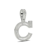 3D Baguette Initial Charm