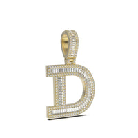 3D Baguette Initial Charm
