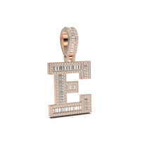 3D Baguette Initial Charm
