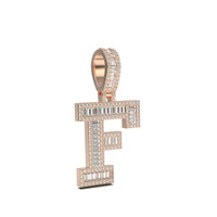 3D Baguette Initial Charm