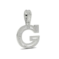 3D Baguette Initial Charm