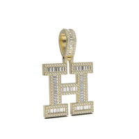 3D Baguette Initial Charm