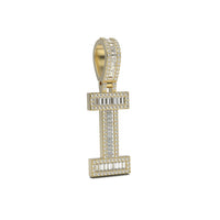 3D Baguette Initial Charm