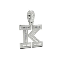 3D Baguette Initial Charm