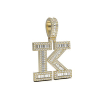 3D Baguette Initial Charm