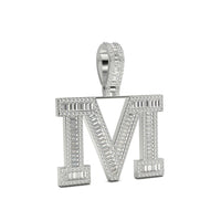 3D Baguette Initial Charm