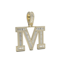 3D Baguette Initial Charm