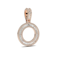 3D Baguette Initial Charm