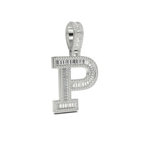 3D Baguette Initial Charm