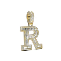 3D Baguette Initial Charm