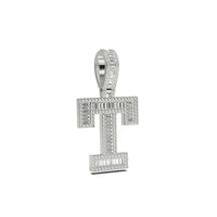 3D Baguette Initial Charm