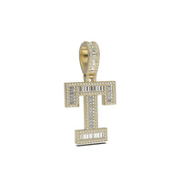 3D Baguette Initial Charm