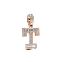 3D Baguette Initial Charm