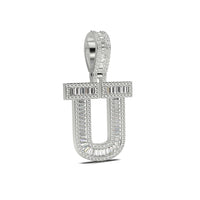 3D Baguette Initial Charm