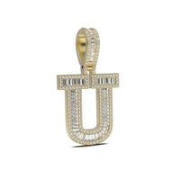 3D Baguette Initial Charm