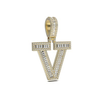 3D Baguette Initial Charm