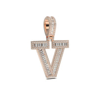 3D Baguette Initial Charm
