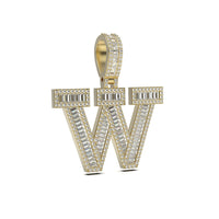 3D Baguette Initial Charm