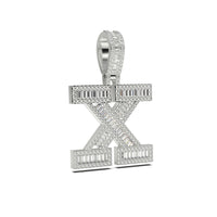 3D Baguette Initial Charm
