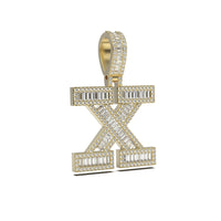 3D Baguette Initial Charm