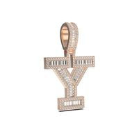 3D Baguette Initial Charm