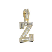 3D Baguette Initial Charm