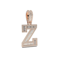 3D Baguette Initial Charm