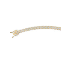 Diamond Halo Tennis Bracelet