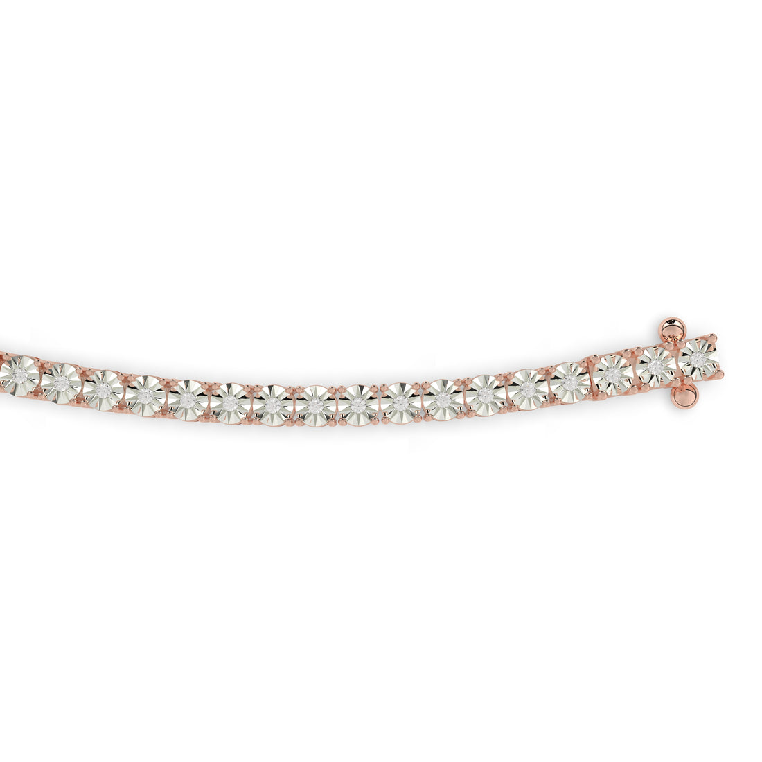 Diamond Illusion Tennis Bracelet